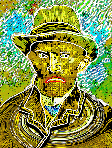 Van Gogh Pop Art Portrait
